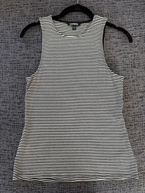 Express striped, ribbed tank top